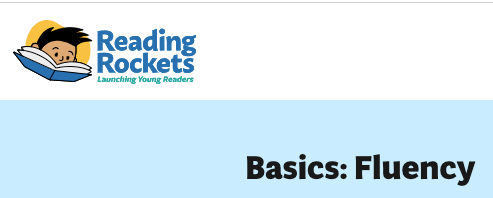 Reading Rockets Fluency