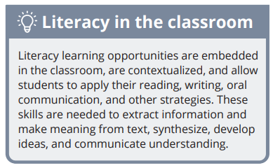 Literacy in the Classroom