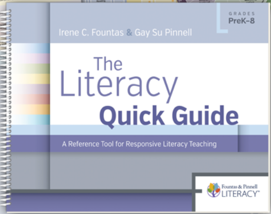 The Literacy Quick Guide Fountas Pinnell RC PIC