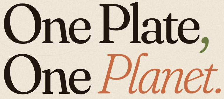 One Plate One Planet