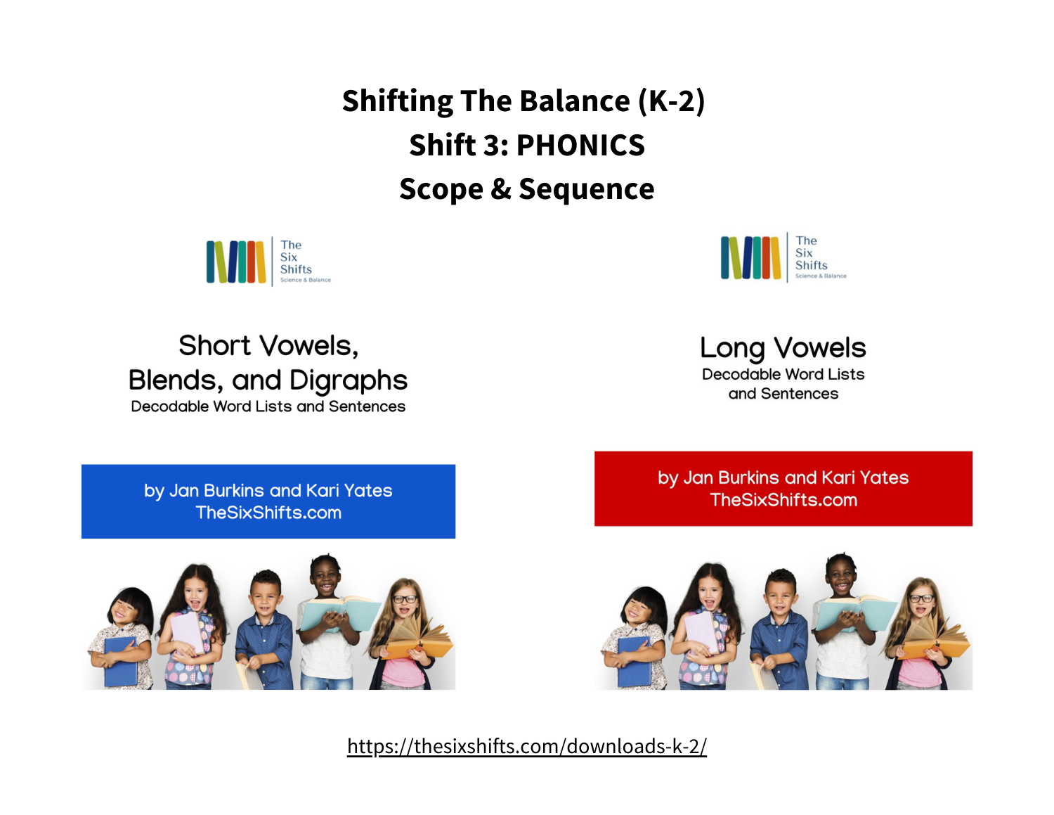 Shifting the Balance Scope and Sequence Website